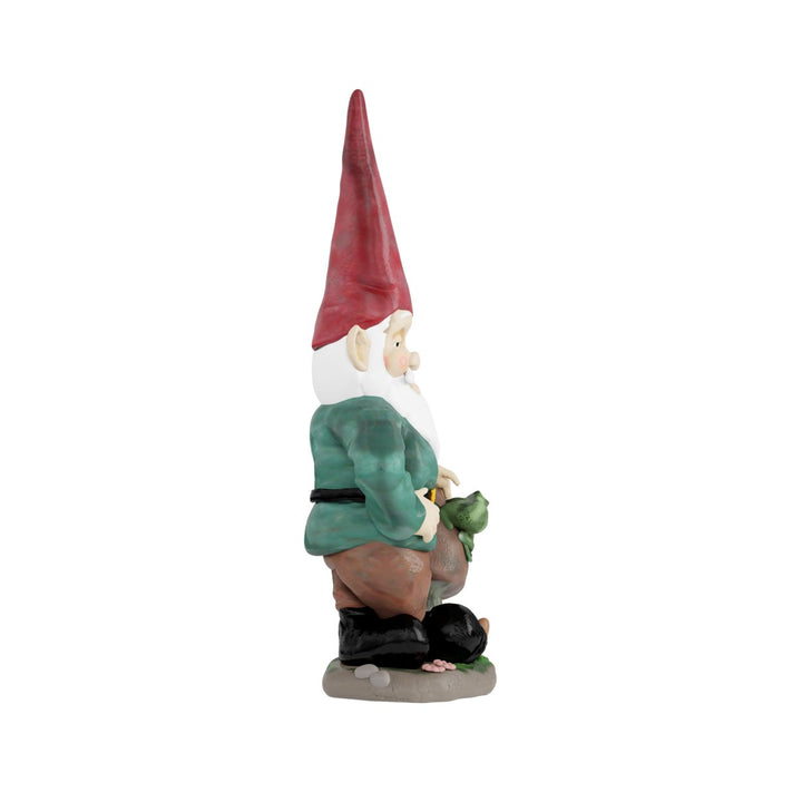 Lawn Gnome Statue-Fun Classic Style Resin Figurine for Outdoor Garden Decor-Great for Flower Beds, Fairy Gardens, Image 6