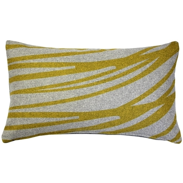 Pillow Decor - Kukamuka Meri Yellow Throw Pillow 12x19 Image 1