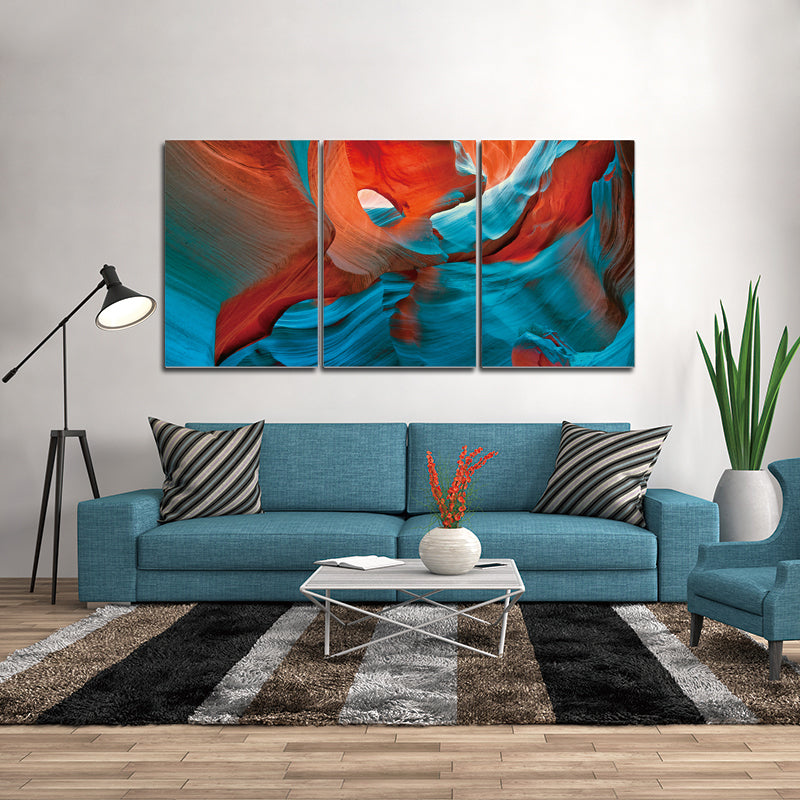 Enigma 3 piece Wrapped Canvas Wall Art Print 20x40.5 inches Image 1