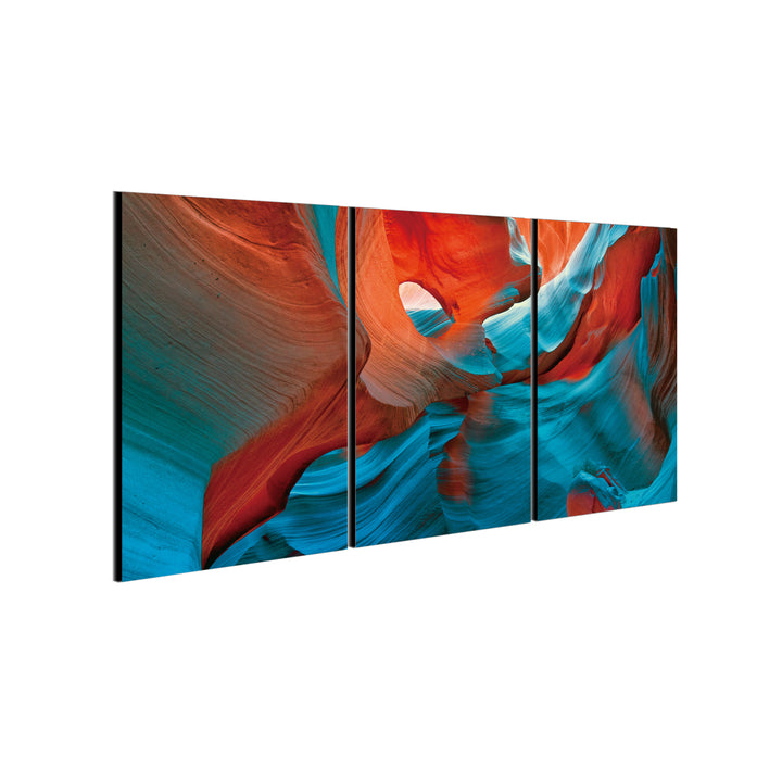 Enigma 3 piece Wrapped Canvas Wall Art Print 27.5x60 inches Image 3