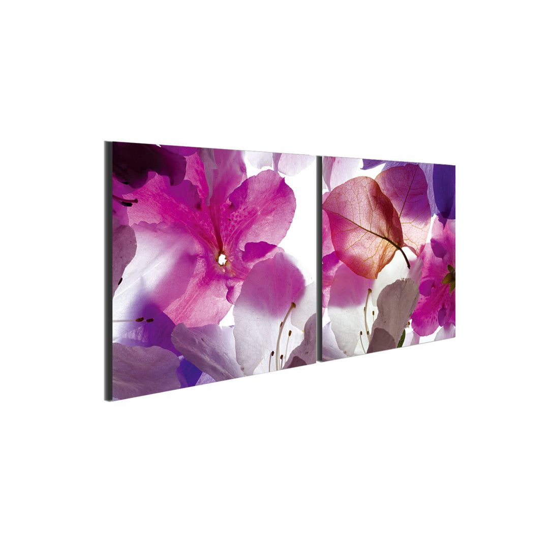 Orchid 2 piece Wrapped Canvas Wall Art Print 27.5x55 inches Image 3