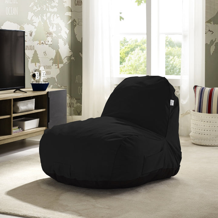 Loungie Cosmic Foam Lounge Chair-Nylon Bean Bag-Indoor- Outdoor-Self Expanding-Water Resistant Image 5
