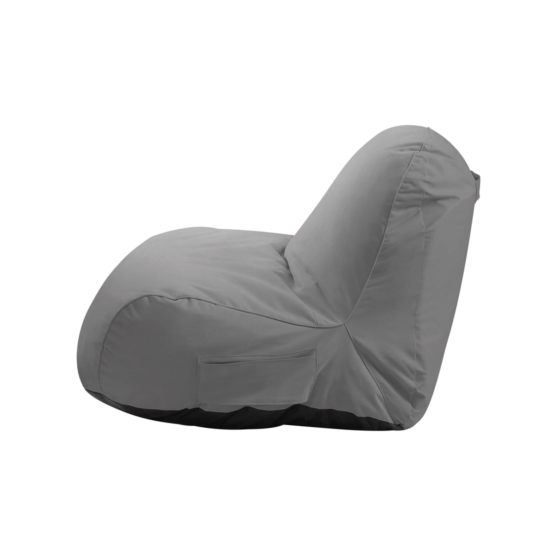 Loungie Cosmic Foam Lounge Chair-Nylon Bean Bag-Indoor- Outdoor-Self Expanding-Water Resistant Image 9