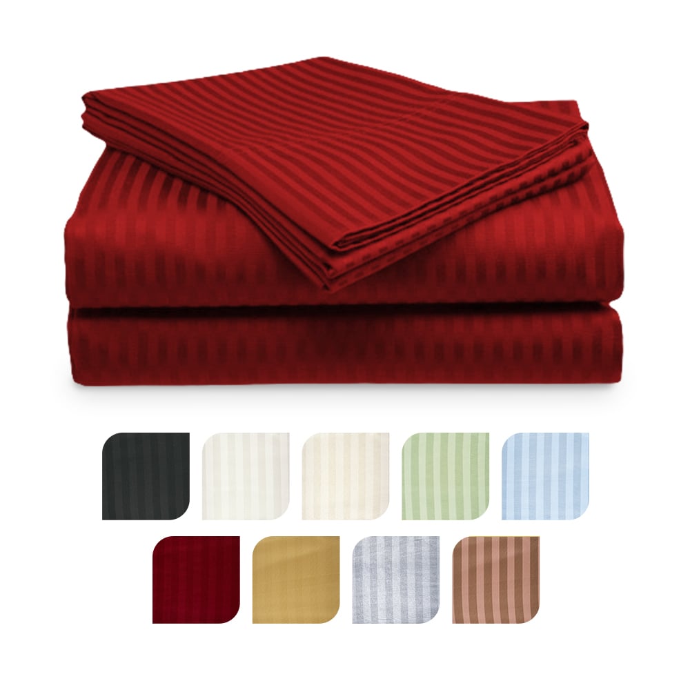 4-Piece Ultra Soft 1800 Series Bamboo Bed Sheet Set in 9 Colors Image 1