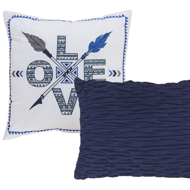 Alphonse 5 or 4 Piece Reversible Quilt Set "Paris Is Love" Inspired Printed Design Coverlet Bedding Image 8