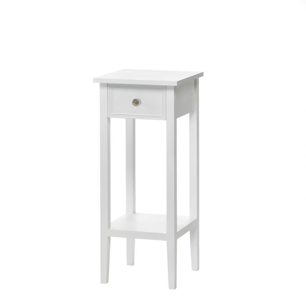 WILLOW WHITE SIDE TABLE Image 1