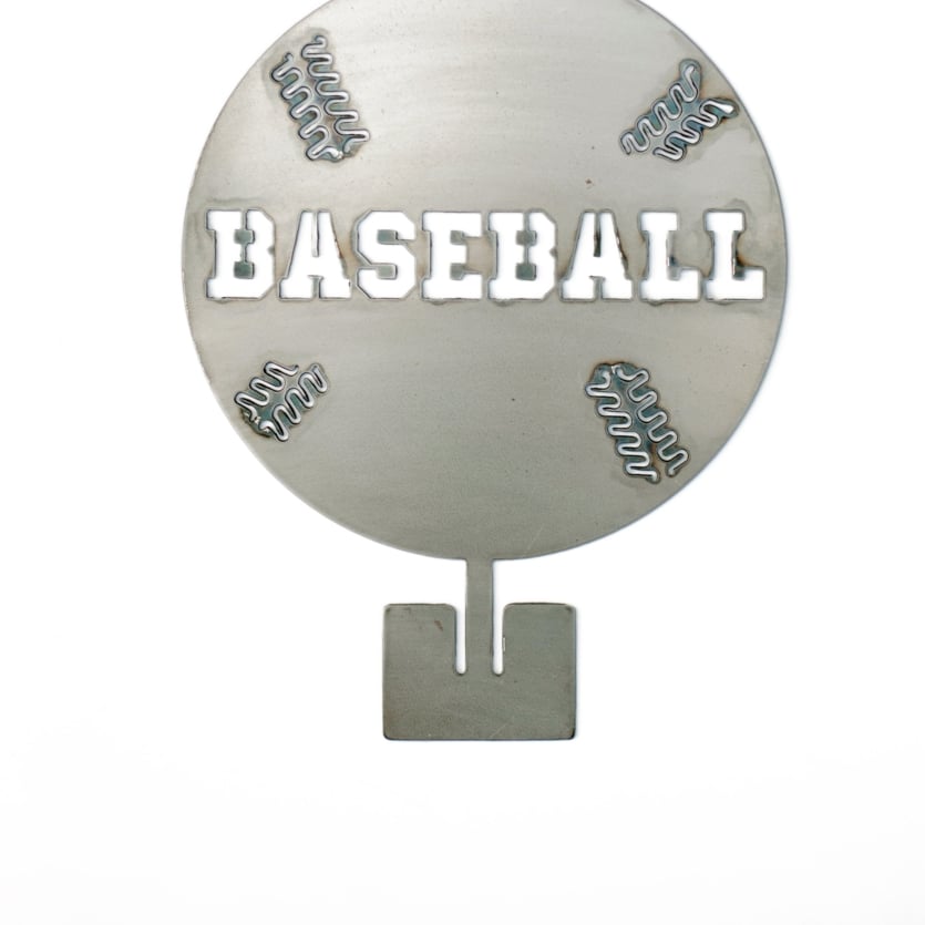 12" Metal Stand-Up Sports Balls Image 1