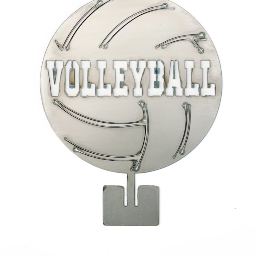 12" Metal Stand-Up Sports Balls Image 1