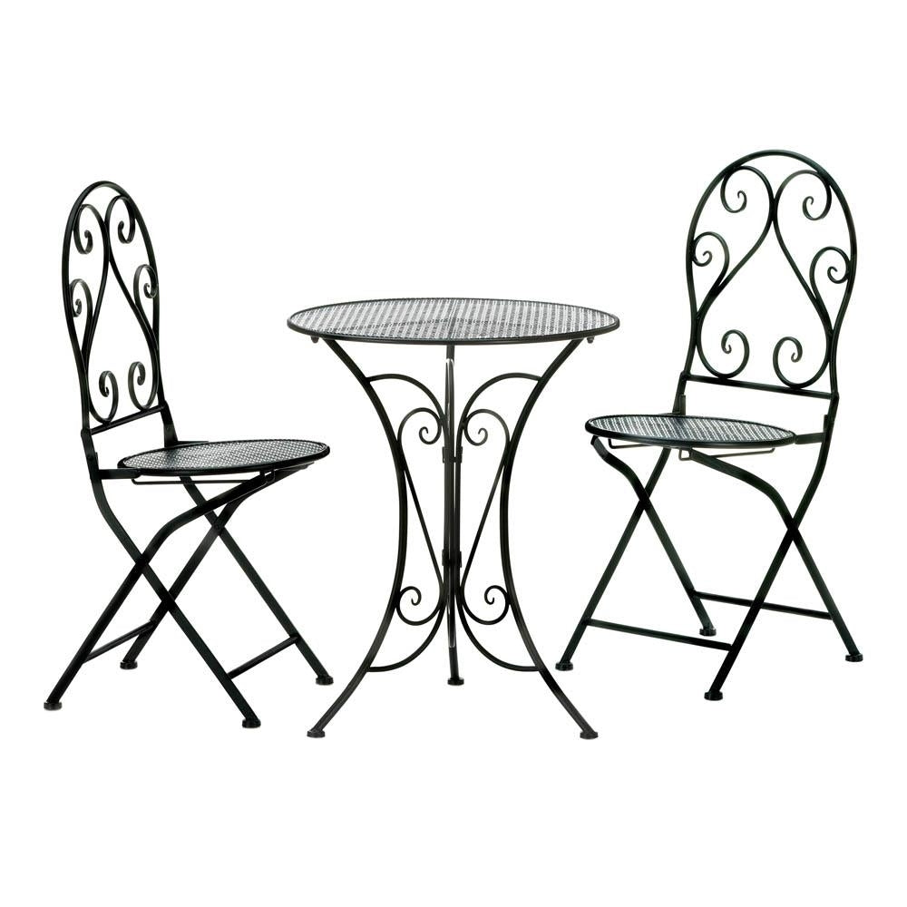 CHIC IRON BISTRO SET Image 1