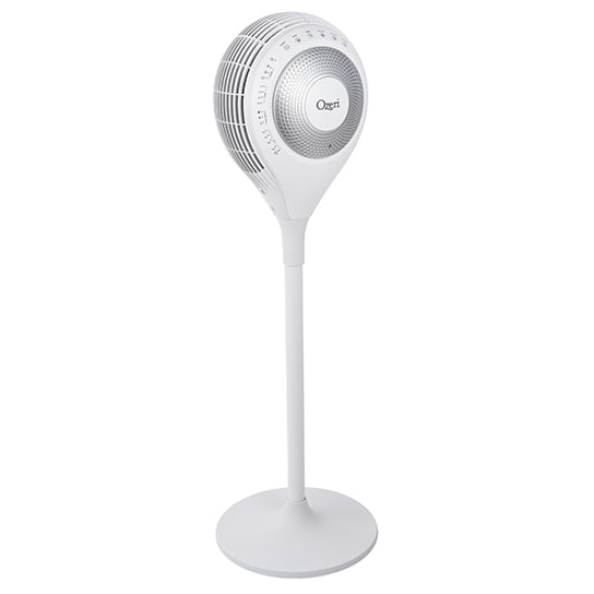 Ozeri 360 Duo Tower Fan Dual Oscillation Large Air Intake Quiet Remote Control Image 1