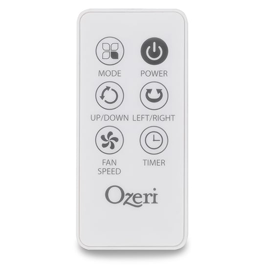 Ozeri 360 Duo Tower Fan Dual Oscillation Large Air Intake Quiet Remote Control Image 9