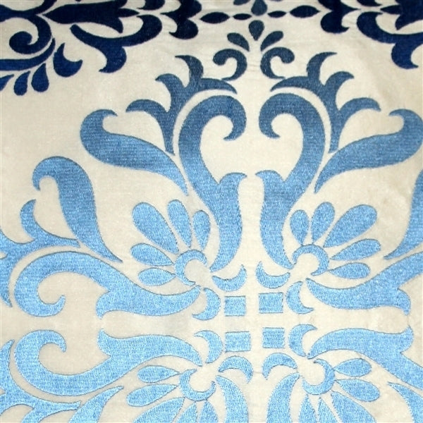 Pillow Decor - Sumatra Fountain Embroidered Silk Decorative Throw Pillow 21x21 Image 2