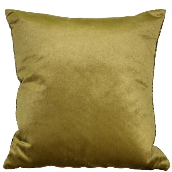 Pillow Decor Jager Sage Diamond Velvet Throw Pillow 20x20 Square Soft Texture Image 3