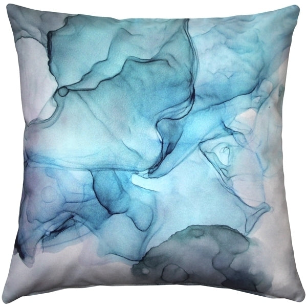 Pillow Decor Khyber Haze Blue Throw Pillow 20x20 100% Polyester Contemporary Design Image 1