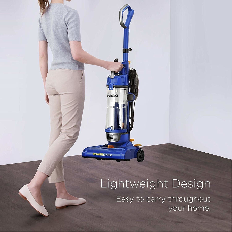 Eureka NEU182A PowerSpeed Lightweight Bagless Upright Vacuum Cleaner, Blue Image 1