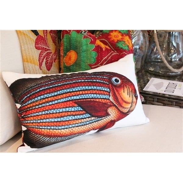 Pillow Decor Surgeonfish Decorative Pillow 12x19 Double Sided Polyester Image 4