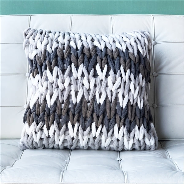 Pillow Decor - Hygge Nordic Forest Chunky Knit Pillow Image 4