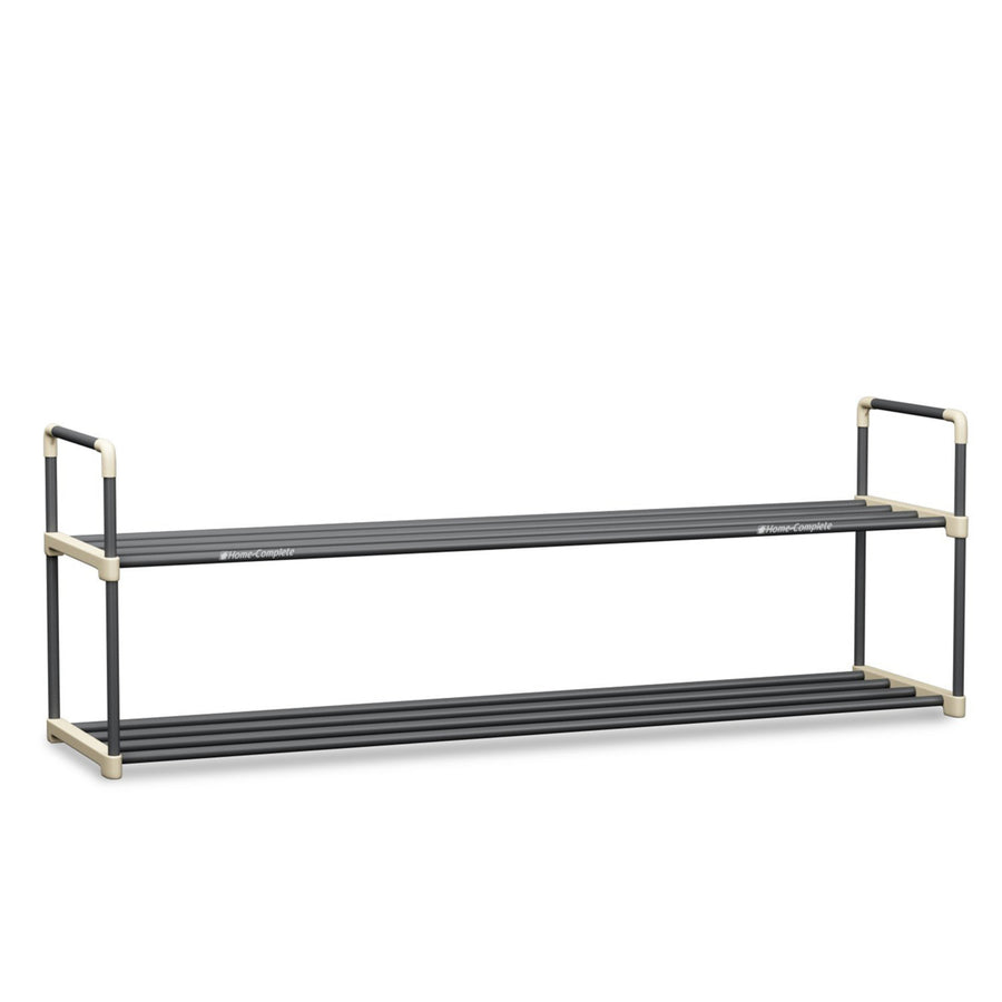 Shoe Rack with 2 Shelves Two Tiers for 12 Pairs For Bedroom, Entryway, Hallway, and Closet- Space Saving Storage Image 1