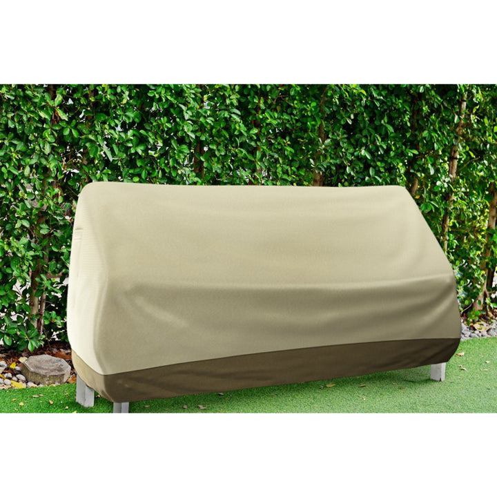 Outdoor Cover for Loveseat, Sofa, Bench- 58 Inch Heavy Duty Water Resistant Patio Furniture Protective Cover with Vent Image 3