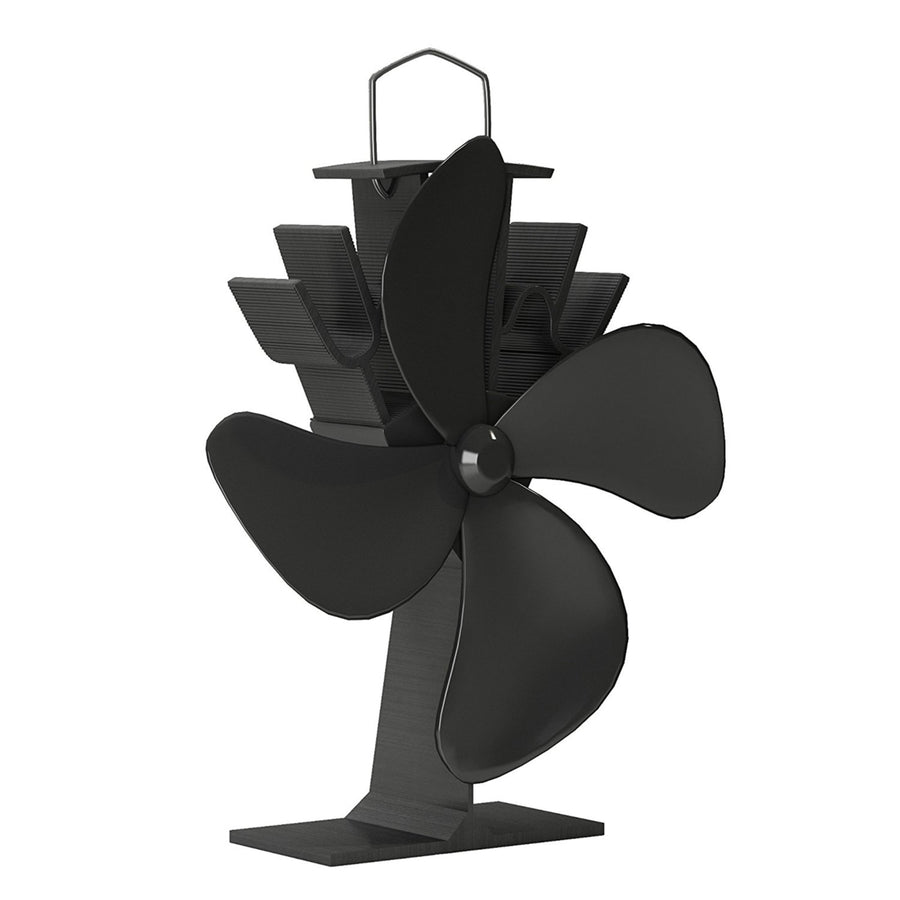 Stove Fan Heat Powered Fan for Wood Burning Stoves or Fireplaces-Quiet and Low Maintenance Image 1