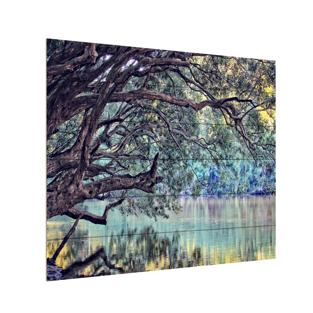 Wooden Slat Art 18 x 22 Inches Titled A Place to Dream Ready to Hang Picture Image 3