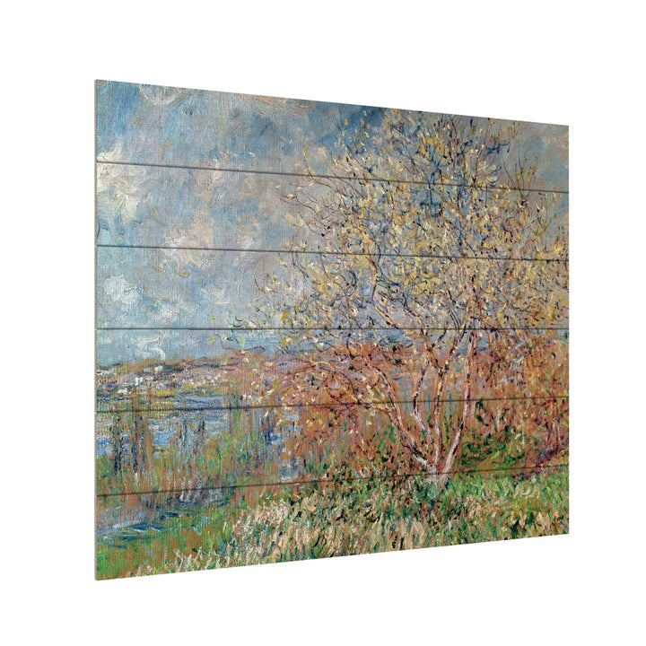 Wooden Slat Art 18 x 22 Inches Titled Spring 1880 Ready to Hang Picture Image 3