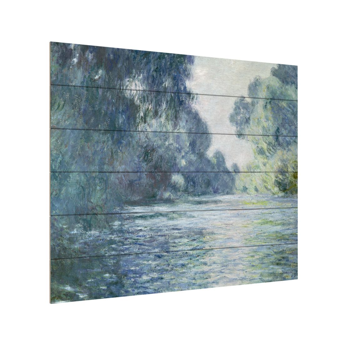 Wooden Slat Art 18 x 22 Inches Titled Branch Of The Seine Ready to Hang Picture Image 3