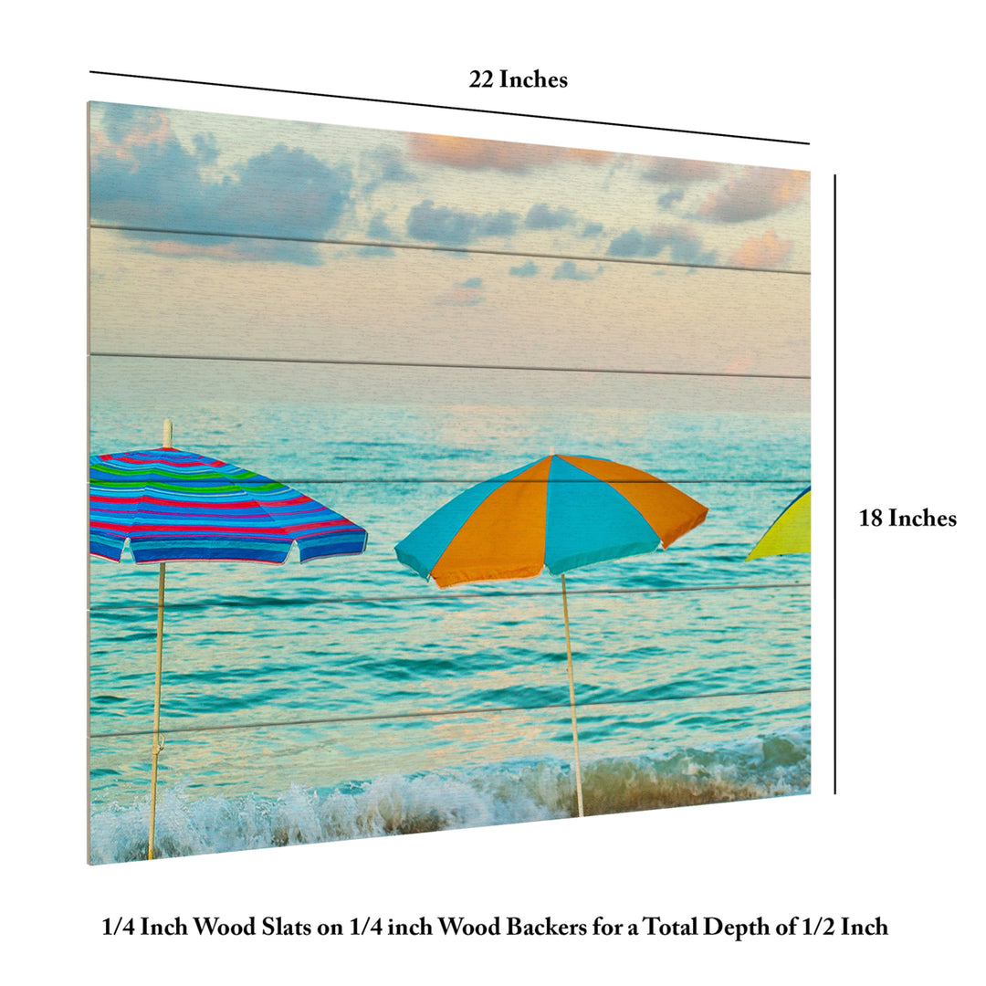 Wooden Slat Art 18 x 22 Inches Titled Florida Party of Five Ready to Hang Picture Image 6