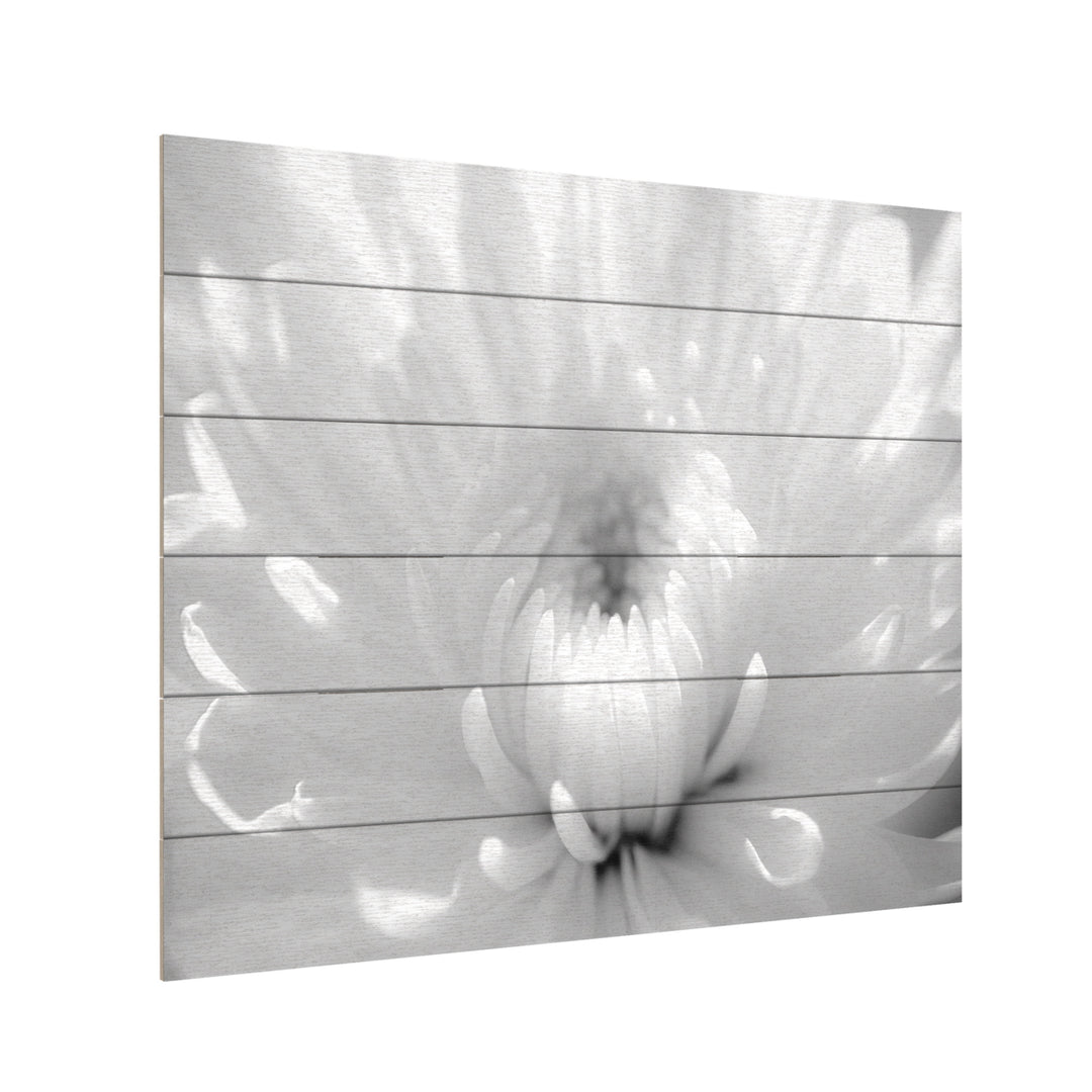 Wooden Slat Art 18 x 22 Inches Titled Infrared Flower 2 Ready to Hang Picture Image 3