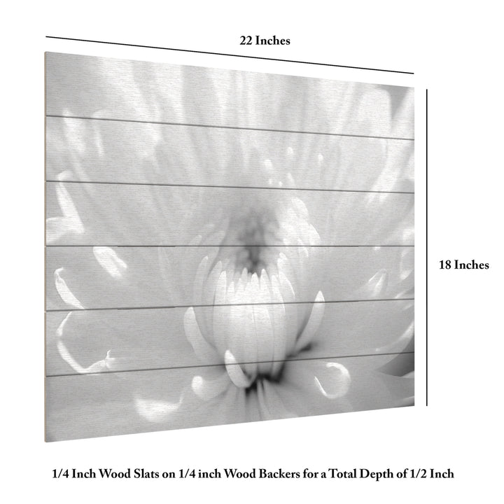 Wooden Slat Art 18 x 22 Inches Titled Infrared Flower 2 Ready to Hang Picture Image 6