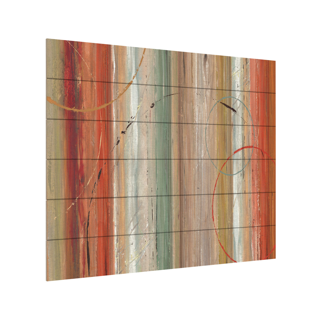 Wooden Slat Art 18 x 22 Inches Titled Spiced II Ready to Hang Picture Image 3