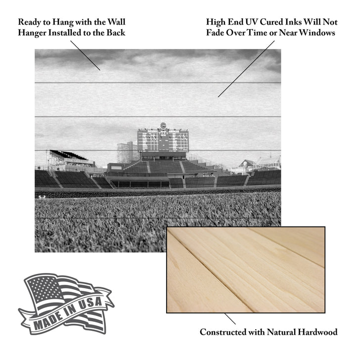 Wooden Slat Art 18 x 22 Inches Titled Wrigley Ready to Hang Picture Image 5