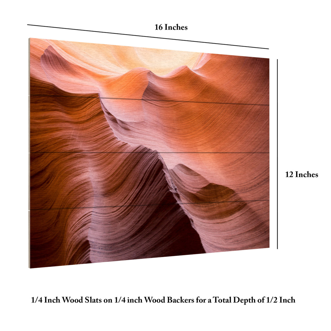 Wall Art 12 x 16 Inches Titled Smooth II Ready to Hang Printed on Wooden Planks Image 6