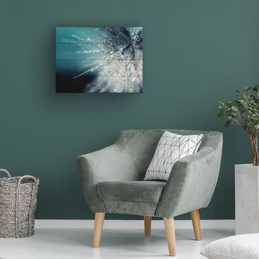 Wall Art 12 x 16 Inches Titled Morning Sonata Ready to Hang Printed on Wooden Planks Image 1