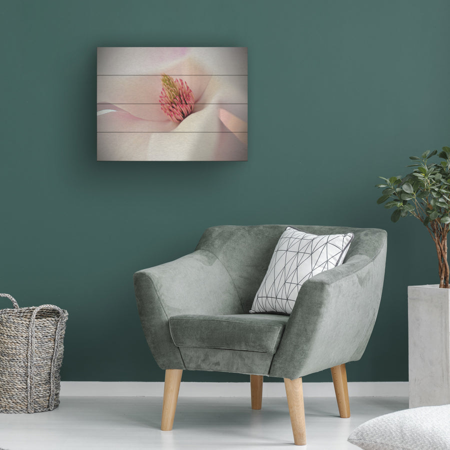 Wall Art 12 x 16 Inches Titled Heart of Spring Ready to Hang Printed on Wooden Planks Image 1