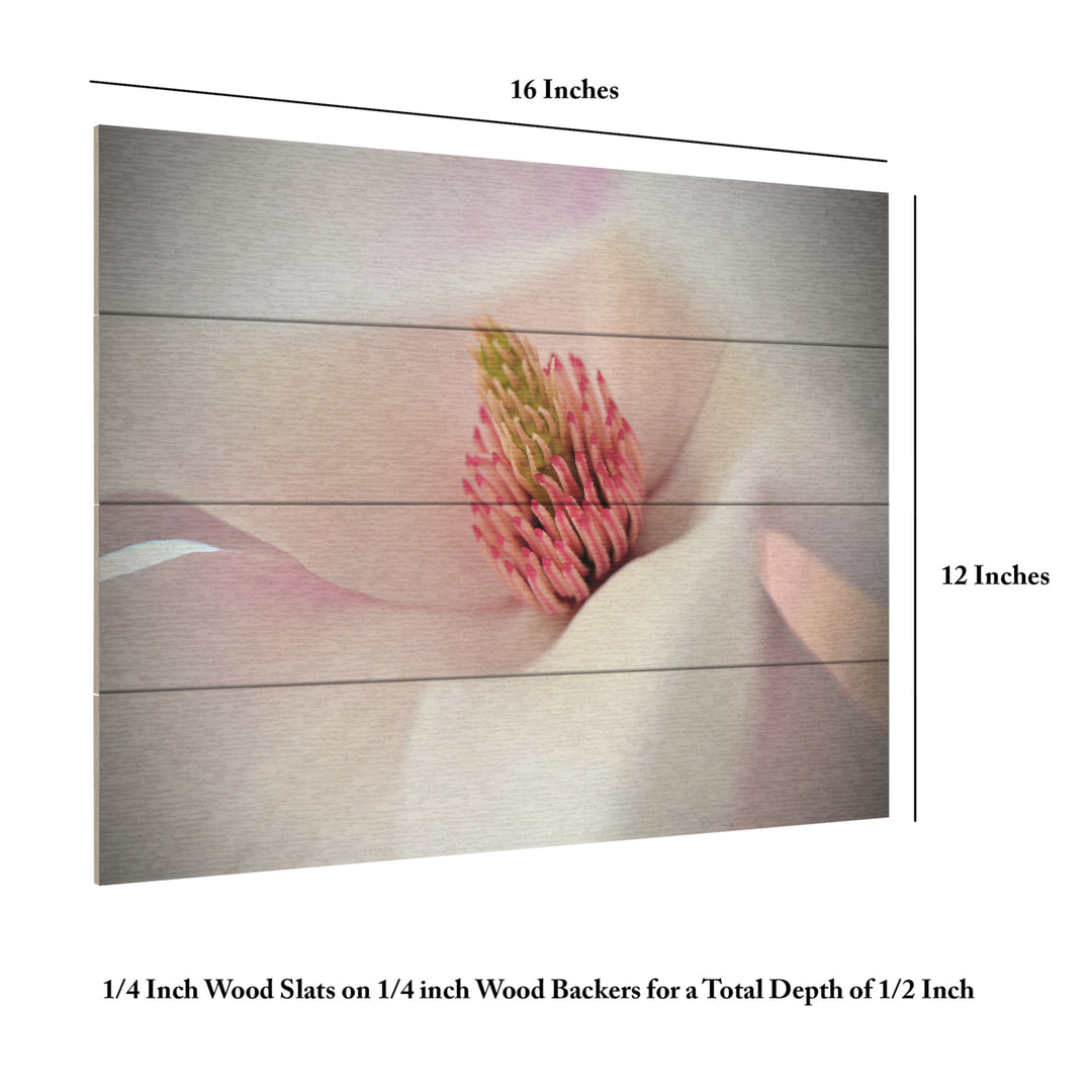 Wall Art 12 x 16 Inches Titled Heart of Spring Ready to Hang Printed on Wooden Planks Image 6