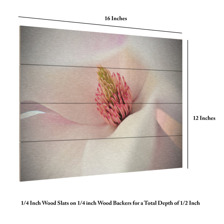 Wall Art 12 x 16 Inches Titled Heart of Spring Ready to Hang Printed on Wooden Planks Image 6