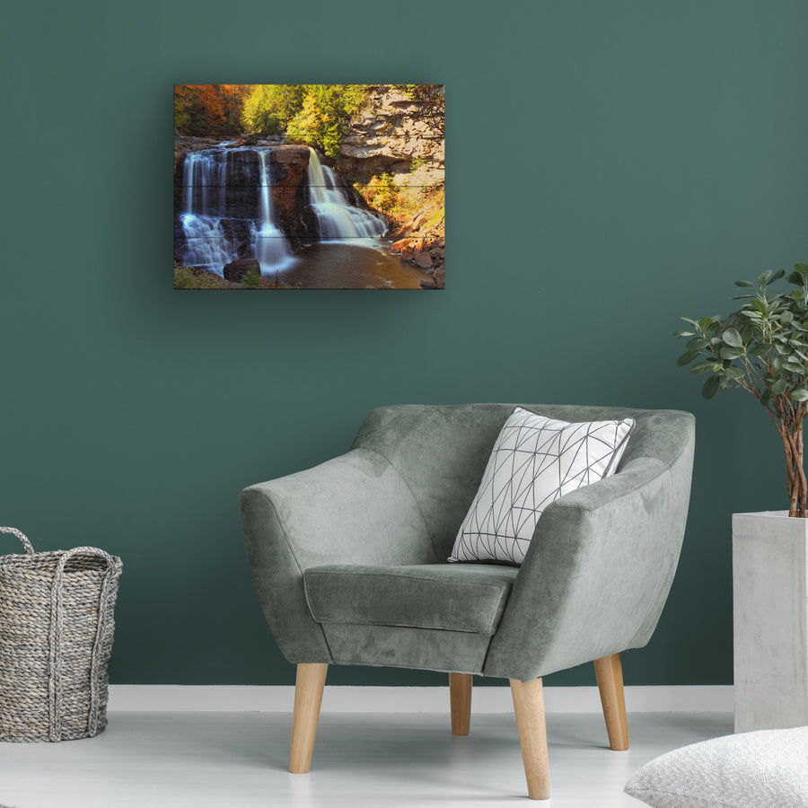 Wall Art 12 x 16 Inches Titled Motion Ready to Hang Printed on Wooden Planks Image 1
