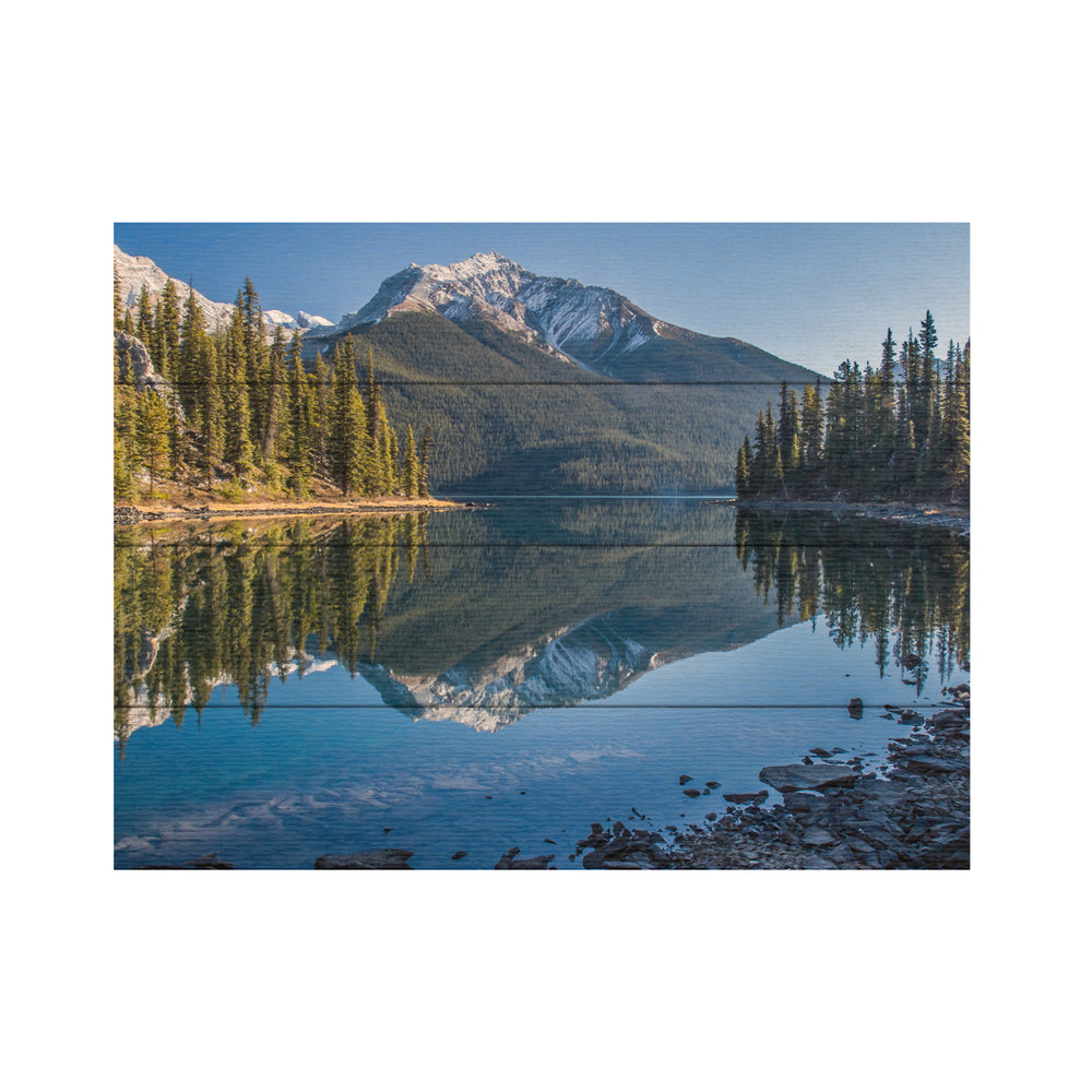 Wall Art 12 x 16 Inches Titled Jasper Morning Ready to Hang Printed on Wooden Planks Image 2
