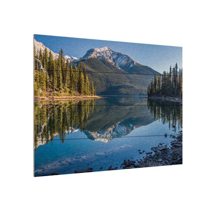 Wall Art 12 x 16 Inches Titled Jasper Morning Ready to Hang Printed on Wooden Planks Image 3