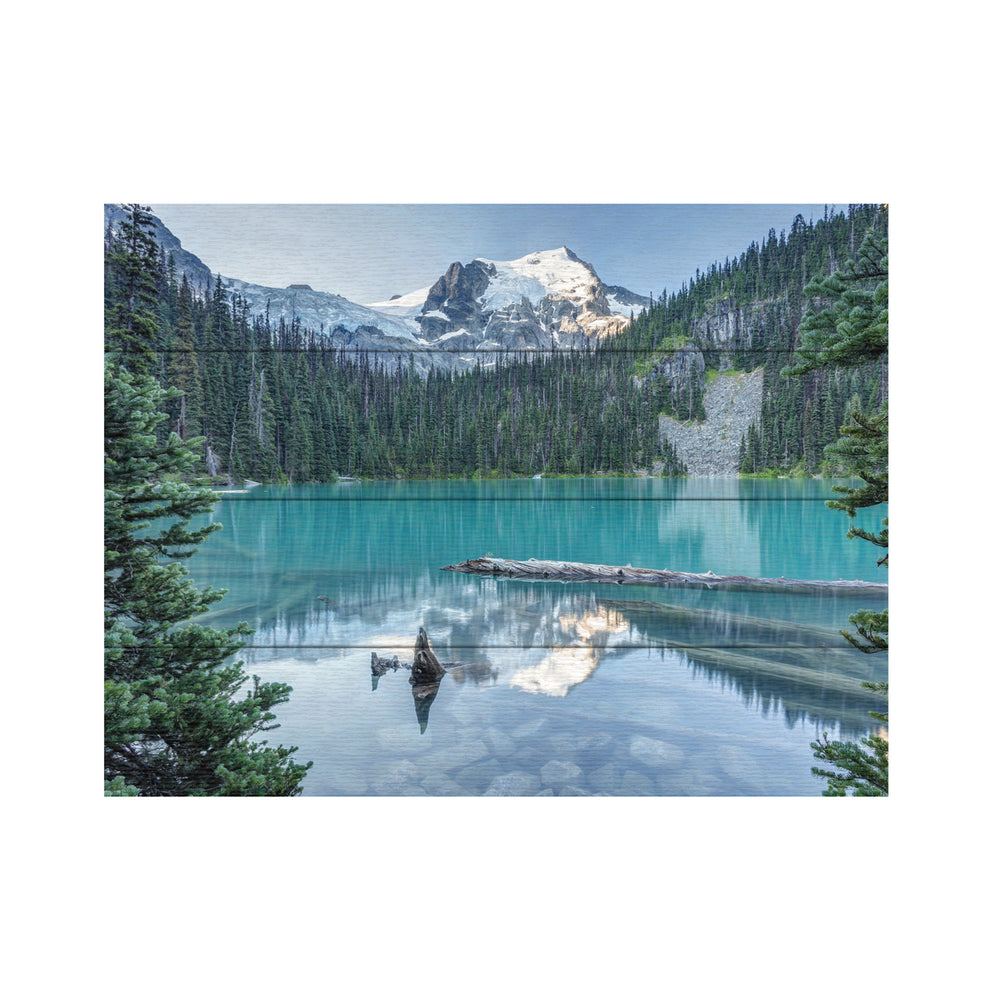 Wall Art 12 x 16 Inches Titled Natural Beautiful British Columbia Ready to Hang Printed on Wooden Planks Image 2