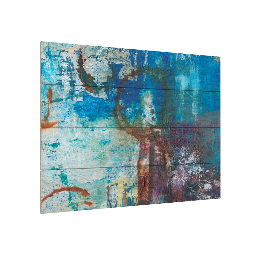 Wall Art 12 x 16 Inches Titled Oxidation Ready to Hang Printed on Wooden Planks Image 3