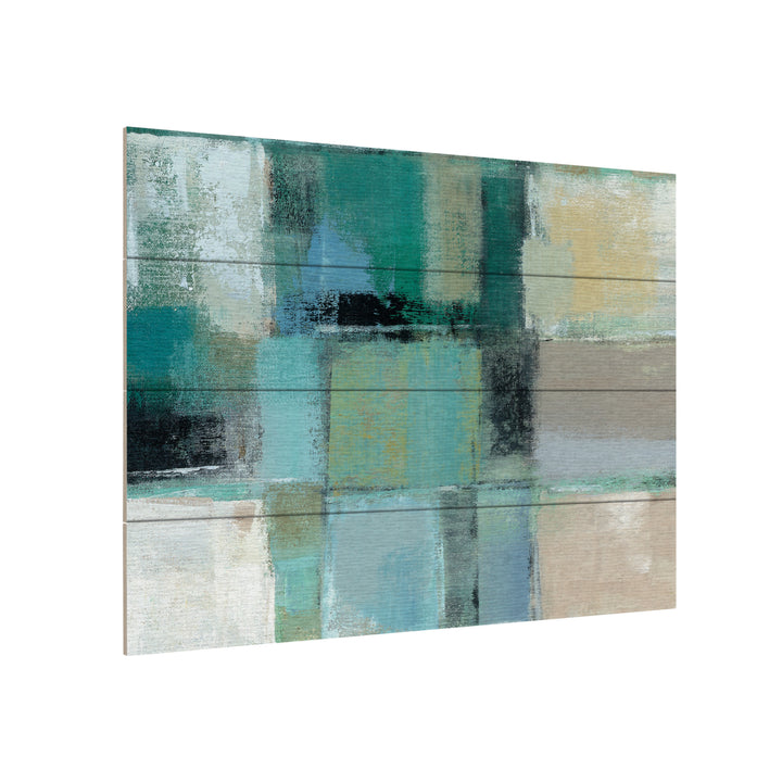 Wall Art 12 x 16 Inches Titled Island Hues Crop II Ready to Hang Printed on Wooden Planks Image 3