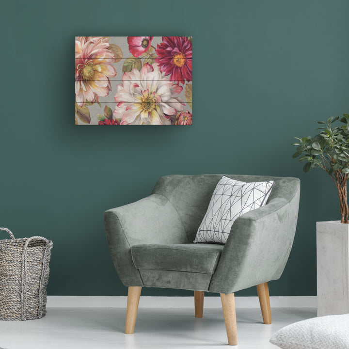 Wall Art 12 x 16 Inches Titled Classically Beautiful I Ready to Hang Printed on Wooden Planks Image 1