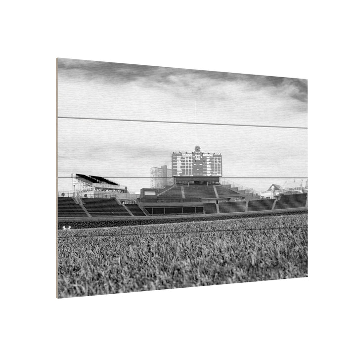 Wall Art 12 x 16 Inches Titled Wrigley Ready to Hang Printed on Wooden Planks Image 3