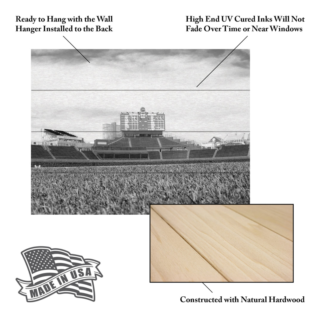 Wall Art 12 x 16 Inches Titled Wrigley Ready to Hang Printed on Wooden Planks Image 5
