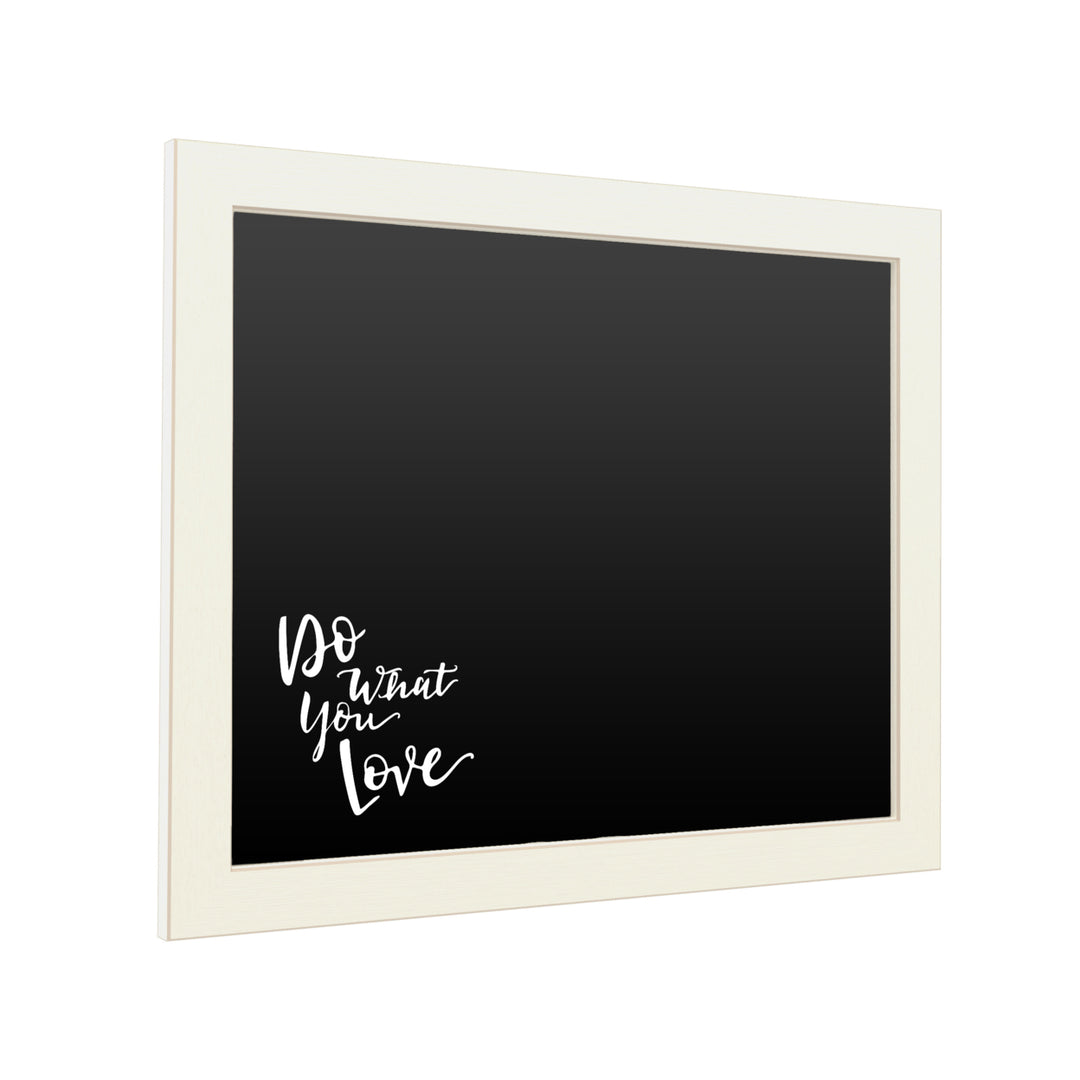 16 x 20 Chalk Board with Printed Artwork - Do What You Love White Board - Ready to Hang Chalkboard Image 2