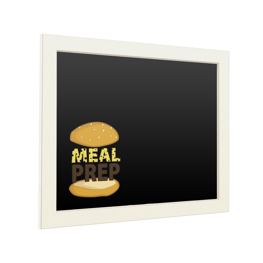16 x 20 Chalk Board with Printed Artwork - Meal Prep White Board - Ready to Hang Chalkboard Image 2