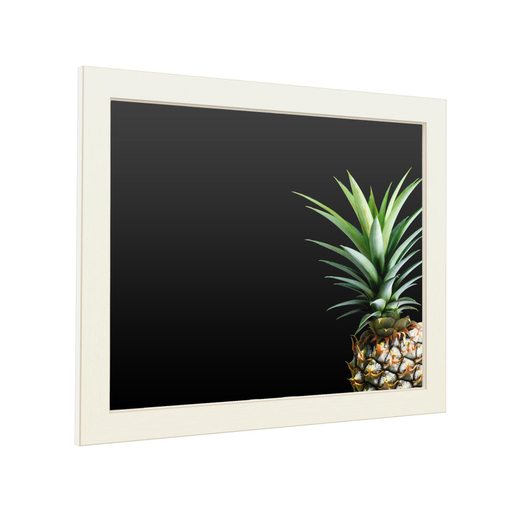 16 x 20 Chalk Board with Printed Artwork - Lexie Gree Pineapple Color White Board - Ready to Hang Chalkboard Image 2