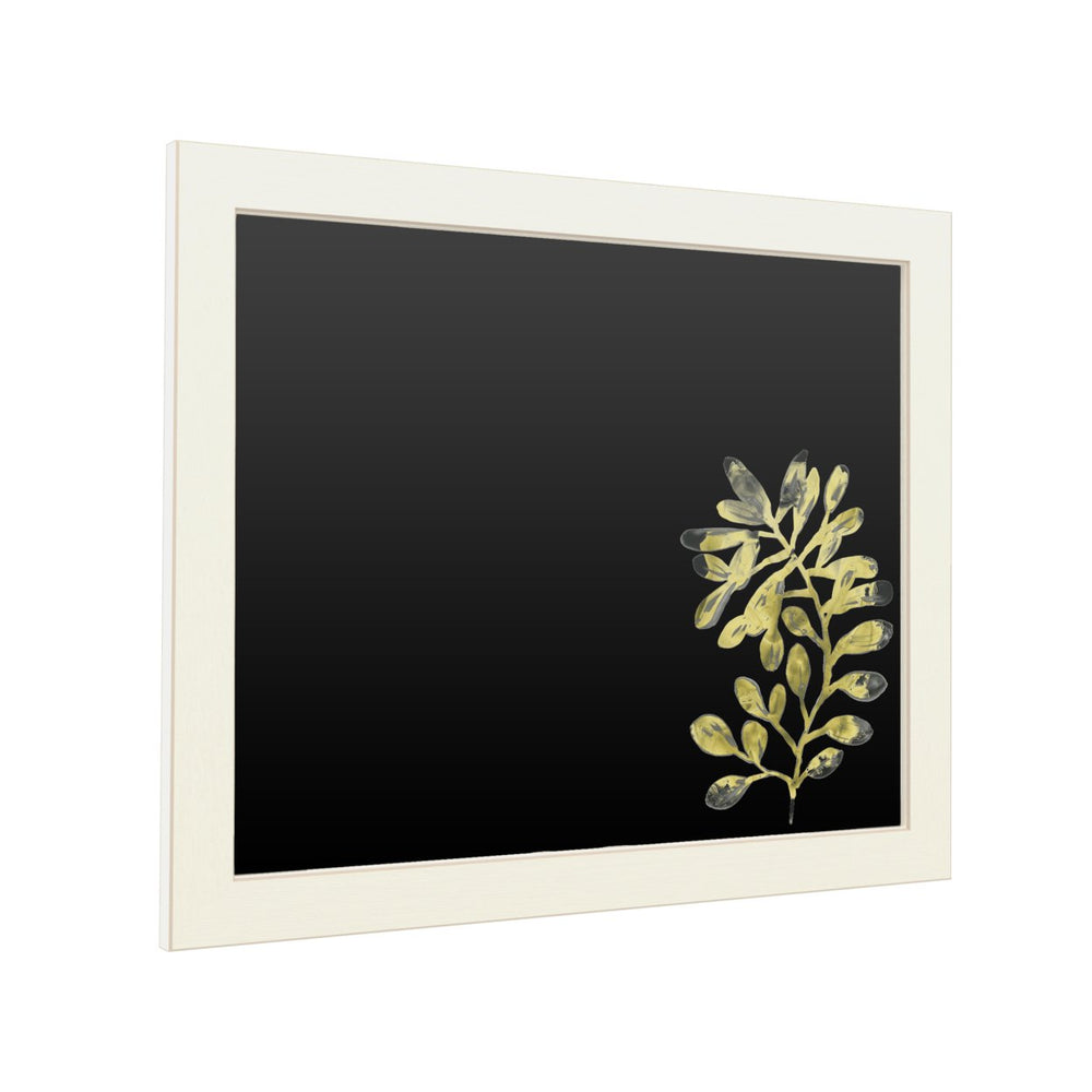 16 x 20 Chalk Board with Printed Artwork - June Erica Vess Foliage Fossil Ii White Board - Ready to Hang Chalkboard Image 2